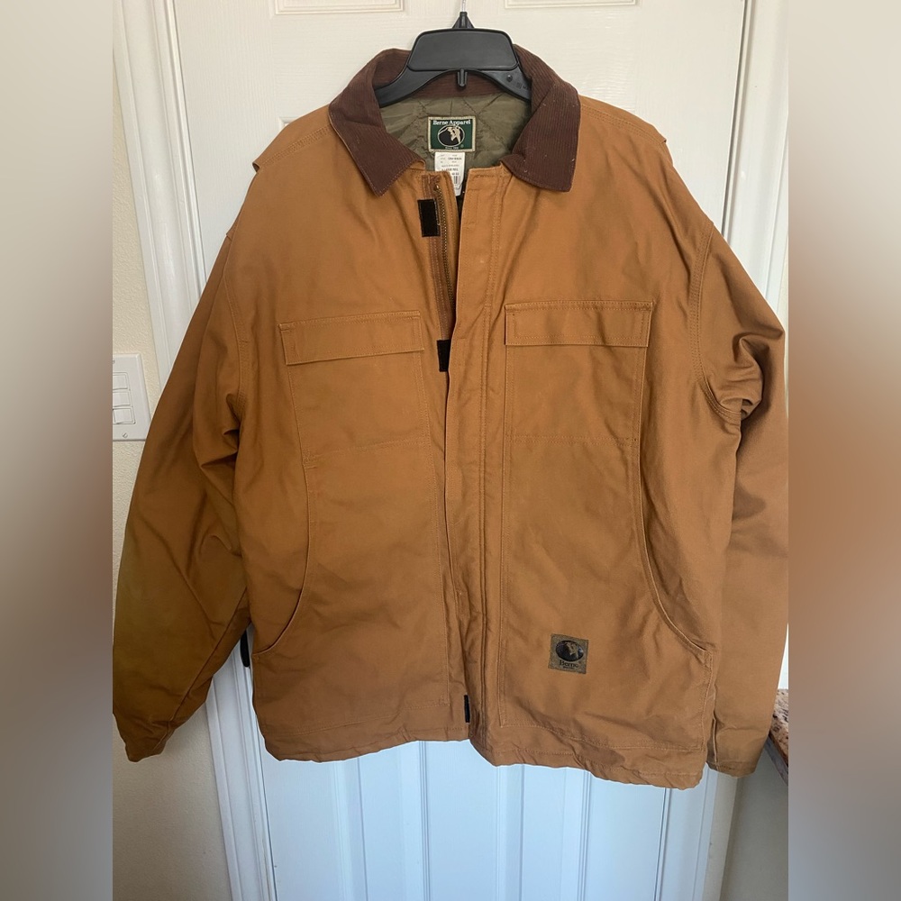 Berne Apparel Thick Outdoor Tan Jacket Coat